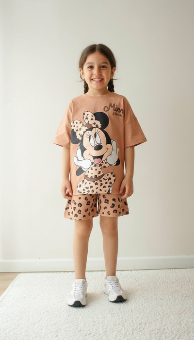 إطلالة MINNIE – لمسة البني الدافئ
