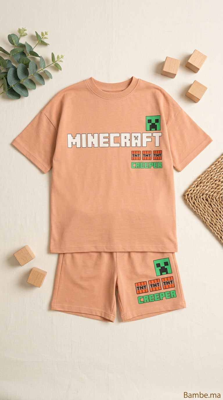 عالم البكسل – زي MINECRAFT الدافئ