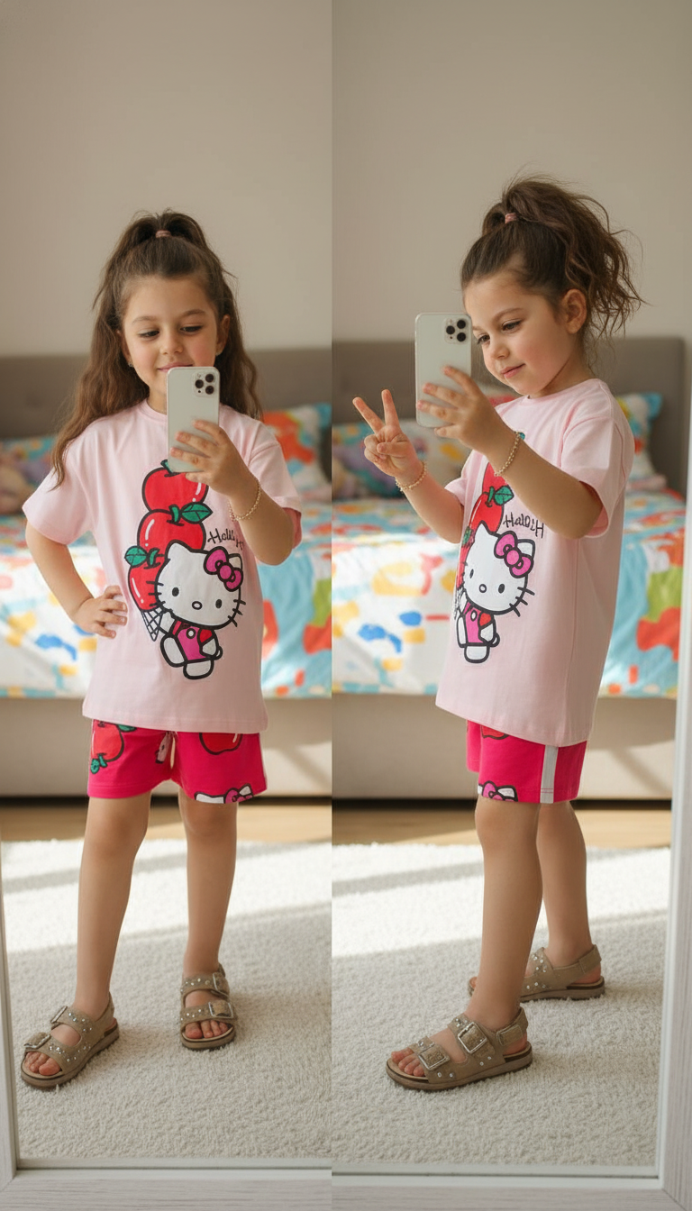 زي HELLO KITTY بلمسة الكرز
