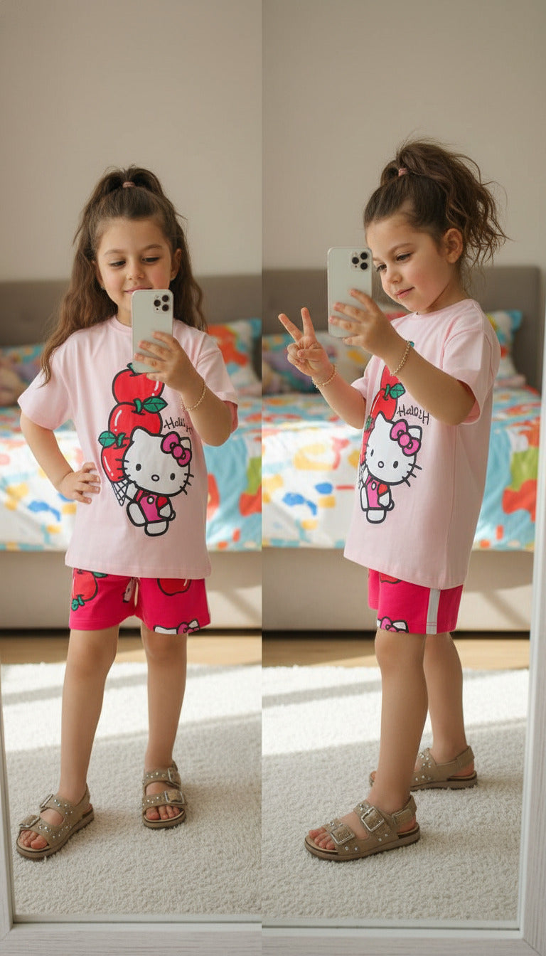 زي HELLO KITTY بلمسة الكرز