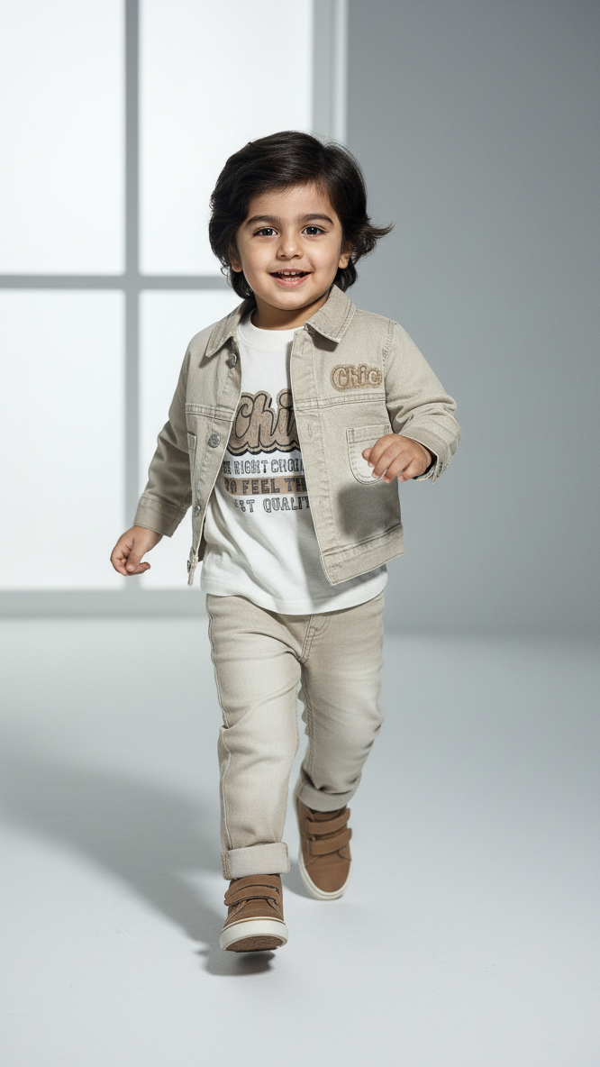 طقم جينز أمير الفخم – إطلالة ملكية