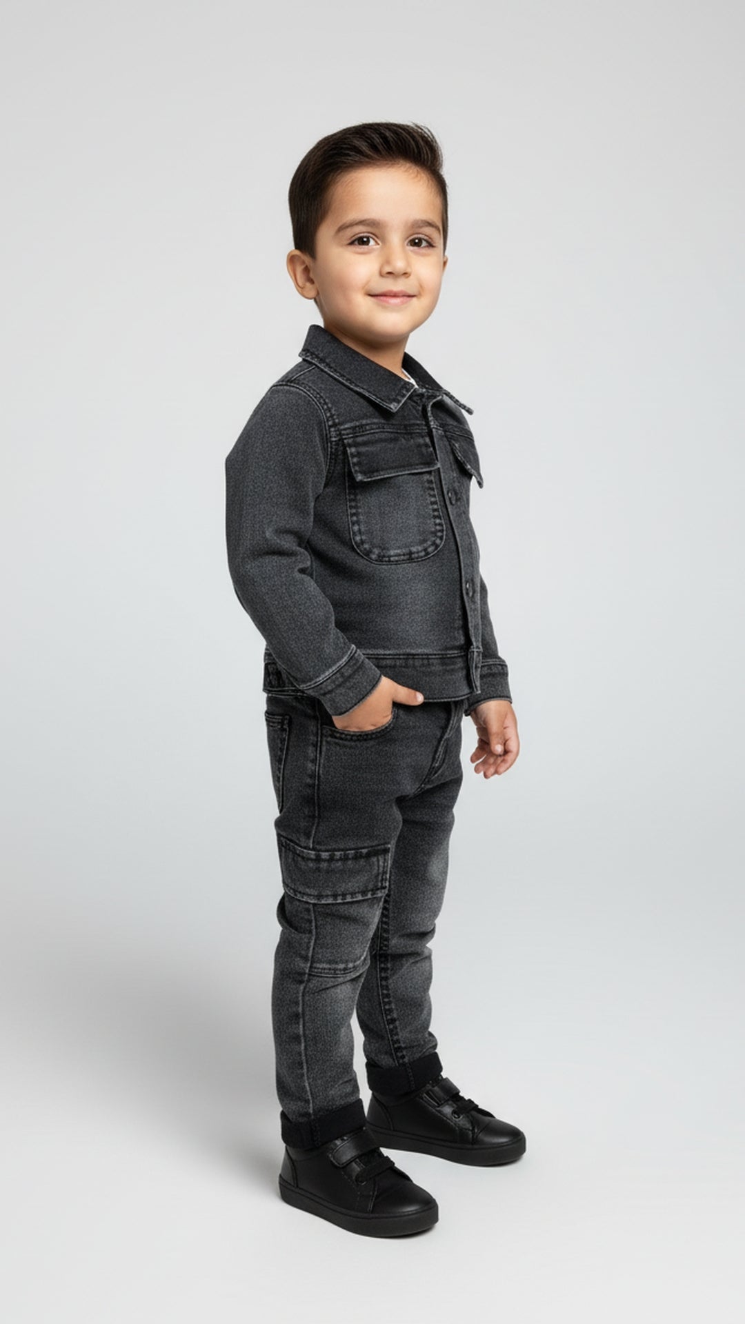 طقم جينز آسر الأنيق – إطلالة ملفتة