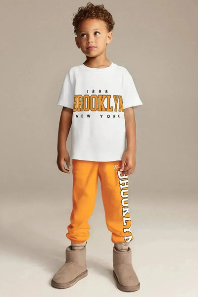 طقم نيويورك بطبعة BROOKLYN الفاخرة