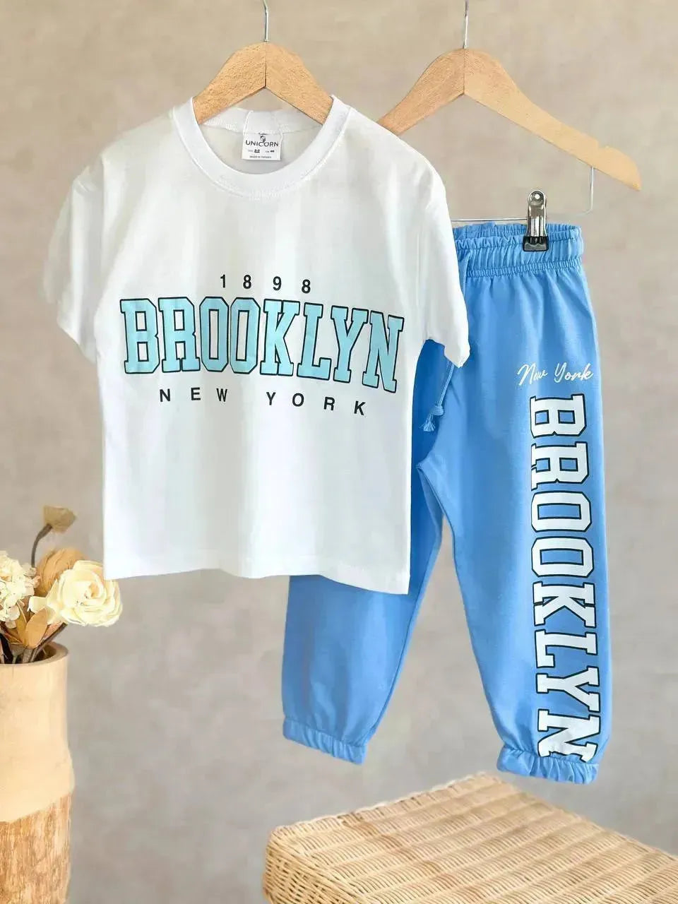 طقم نيويورك بطبعة BROOKLYN الفاخرة