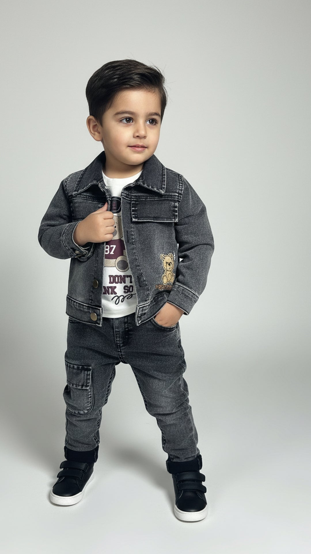 طقم جينز آسر الأنيق – إطلالة ملفتة