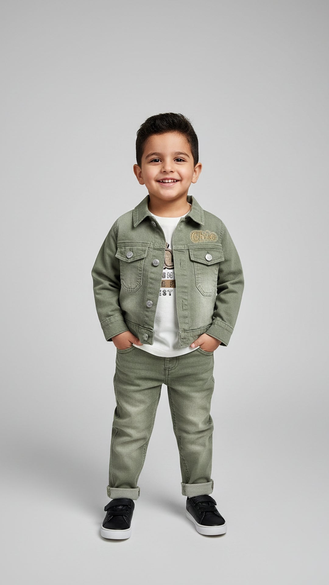 طقم جينز أمير الفخم – إطلالة ملكية