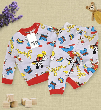 طقم Mickey Mouse - إطلالة مريحة وأنيقة لصغيرك! – ملابس بنات من بامبي