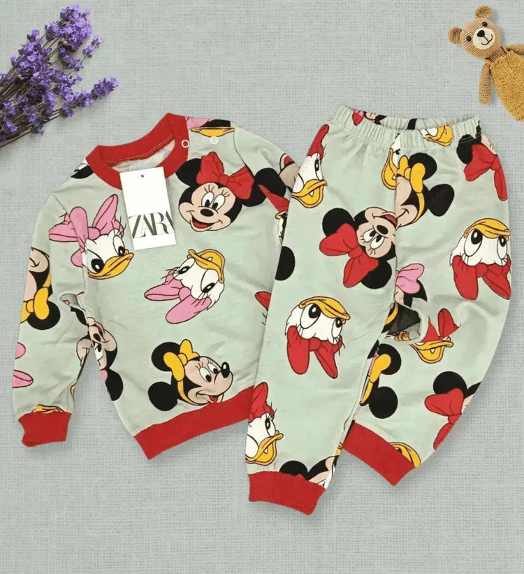 طقم Minnie Mouse – مريح وأنيق! – ملابس بنات من بامبي
