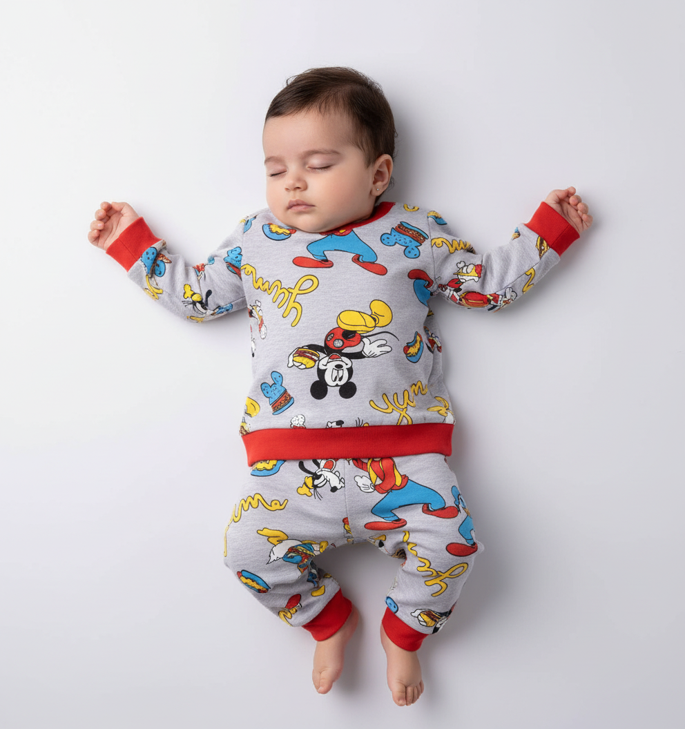 طقم Mickey Mouse – إطلالة مريحة لصغيرك إصدار مميز – تفاصيل المنتج