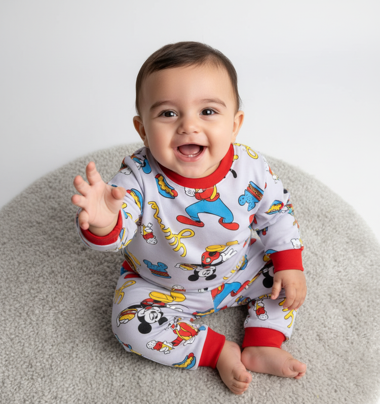 طقم Mickey Mouse – إطلالة مريحة لصغيرك إصدار مميز – ملابس بنات من بامبي