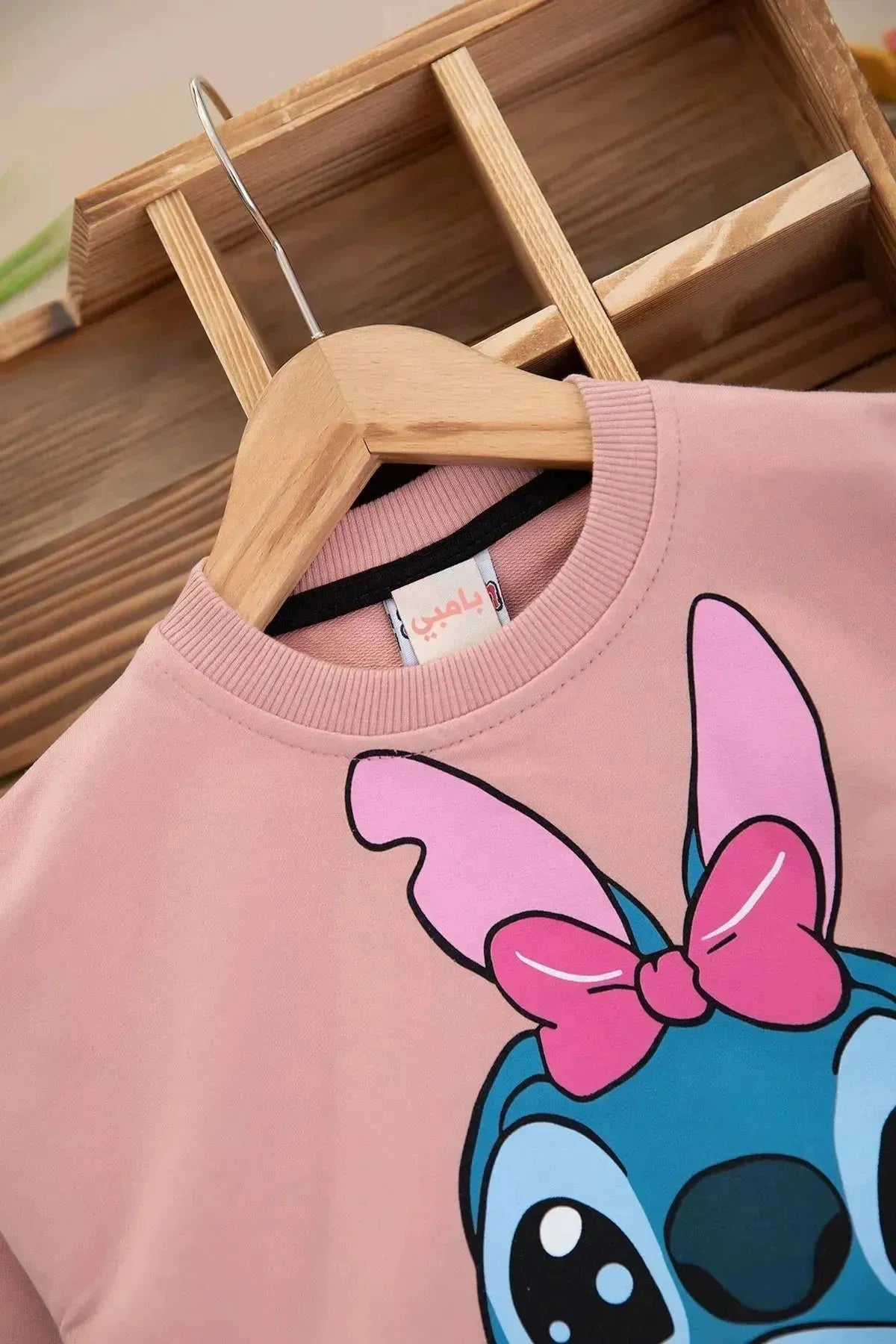 طقم Lilo Stitch – إطلالة مميزة للبنات – تفاصيل المنتج