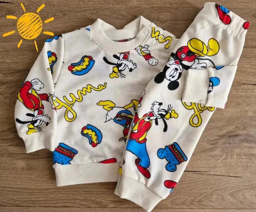 طقم Mickey Mouse - إطلالة مريحة وأنيقة لصغيرك! – زاوية إضافية