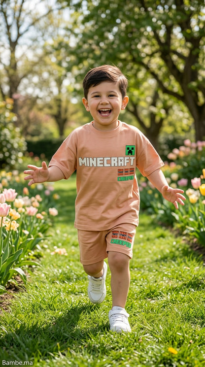 عالم البكسل – زي MINECRAFT الدافئ