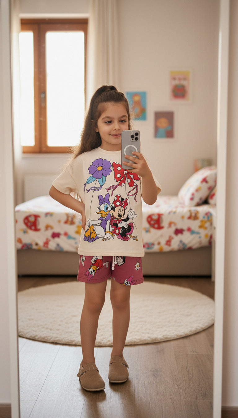 الصديقتان MINNIE وDAISY بتصميم لطيف – زاوية إضافية