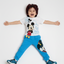 طقم Mickey والفأر السعيد بسحر الخطوط الزرقاء 3D