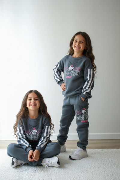 طقم بناتي بستايل مارين الفخم والراقي