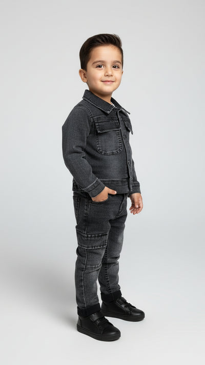 طقم جينز آسر الأنيق – إطلالة ملفتة