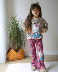 طقم Hello Kitty – إطلالة مميزة للبنات