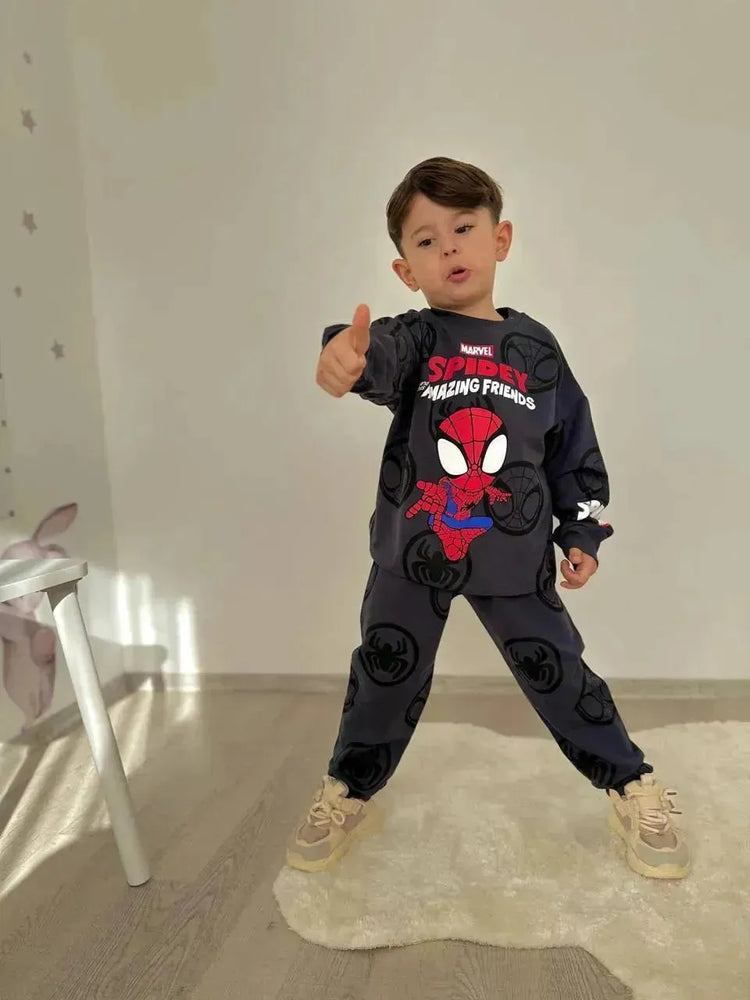 طقم Spider-Man – إطلالة مميزة للأطفال – ملابس أولاد من بامبي