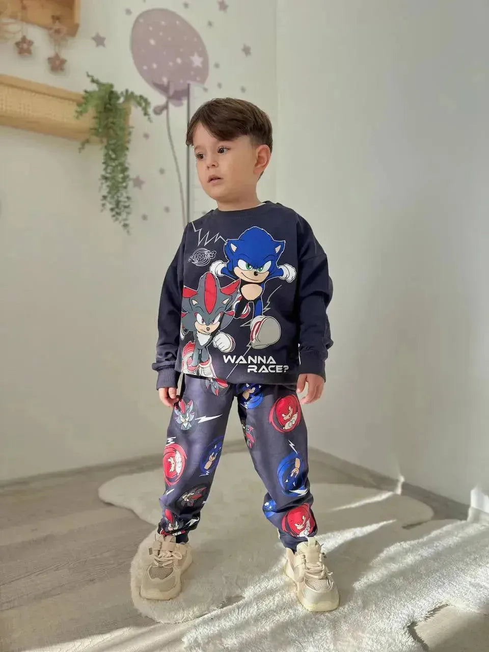 طقم SONIC – إطلالة مميزة للأطفال – تفاصيل المنتج