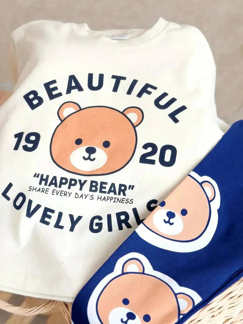 طقم Beautiful Lovely Girls: دب السعادة 3D