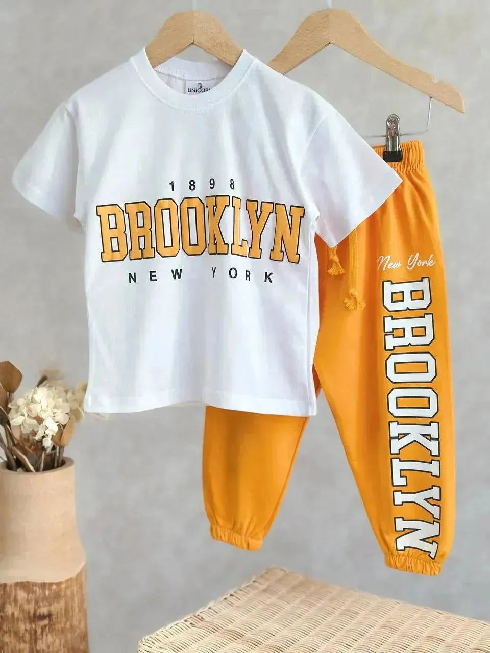 طقم نيويورك  بطبعة BROOKLYN الفاخرة