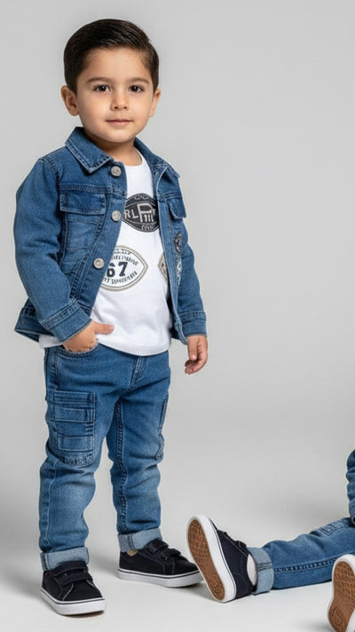 طقم جينز يزن - مظهر عصري وأنيق