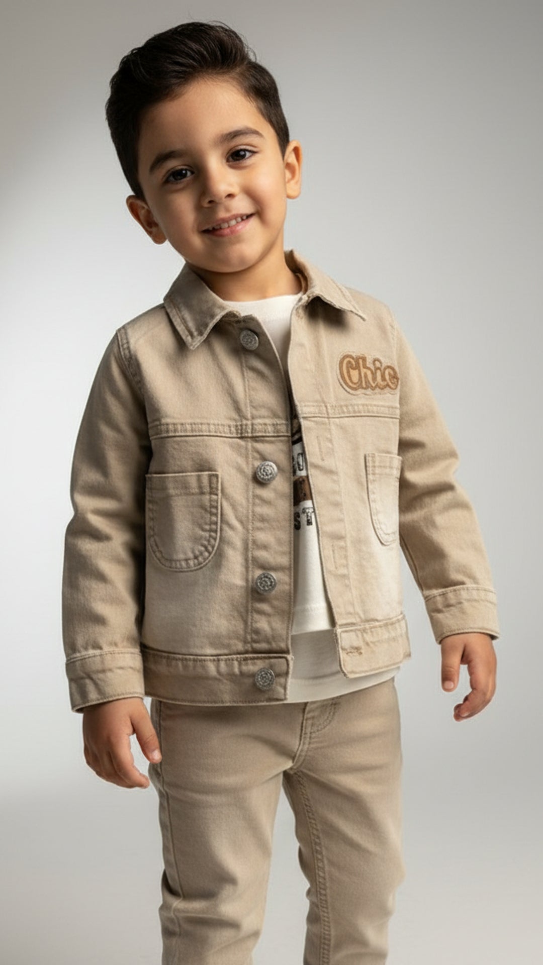 طقم جينز أمير الفخم – إطلالة ملكية