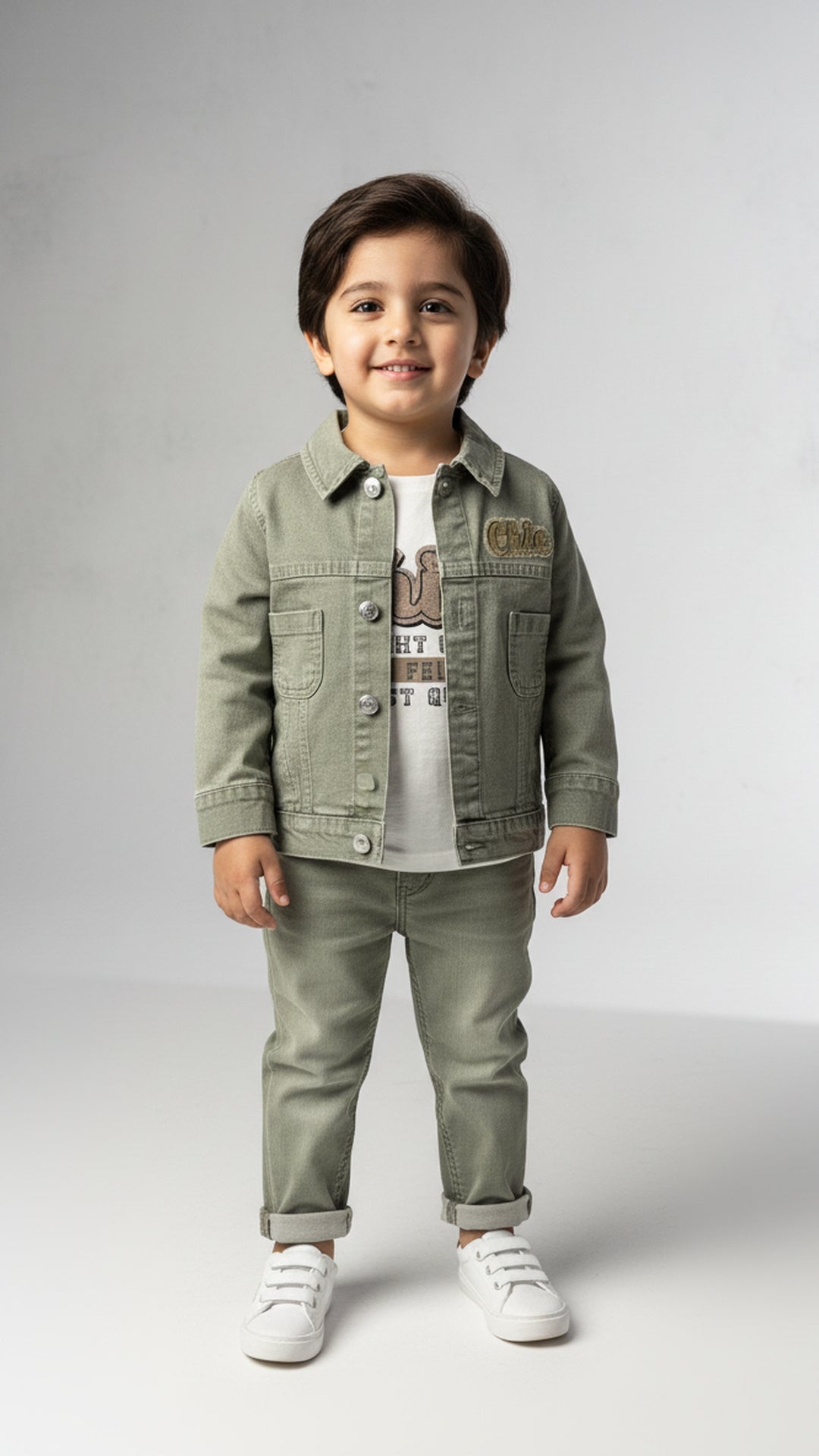 طقم جينز أمير الفخم – إطلالة ملكية